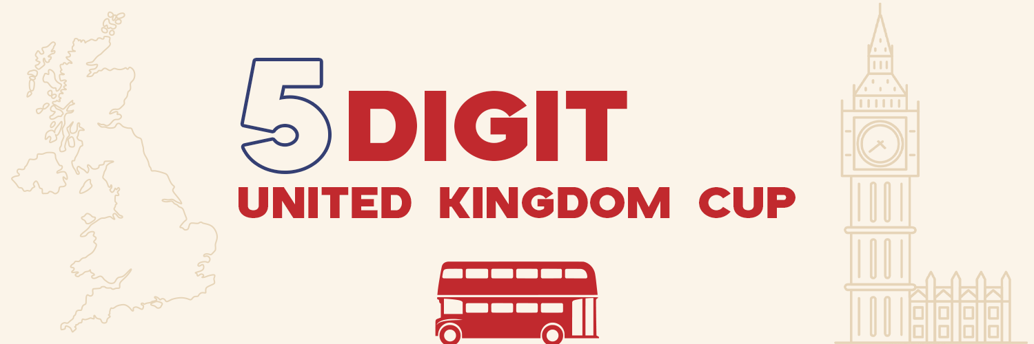5 Digit United Kingdom Cup